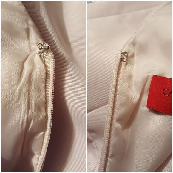 Carmen Marc Valvo Lace Mermaid Gown - Picture 7 of 8